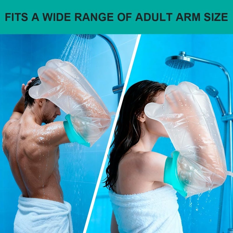 CIVJET Cast Covers for Shower Arm Adult, Arm Cast Covers for Shower Adult, Waterproof Cast Cover/Bag, Cast Protector for Shower Arm Post Surgery, Shower Sleeve for Arm Cast Showering/Swimming - Image 4